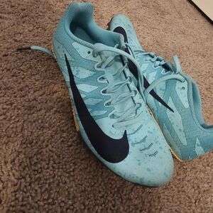 Nike Blue and Yellow Women's Sneakers